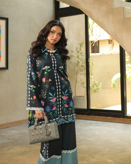 Monochrome Floral Co-ord Set