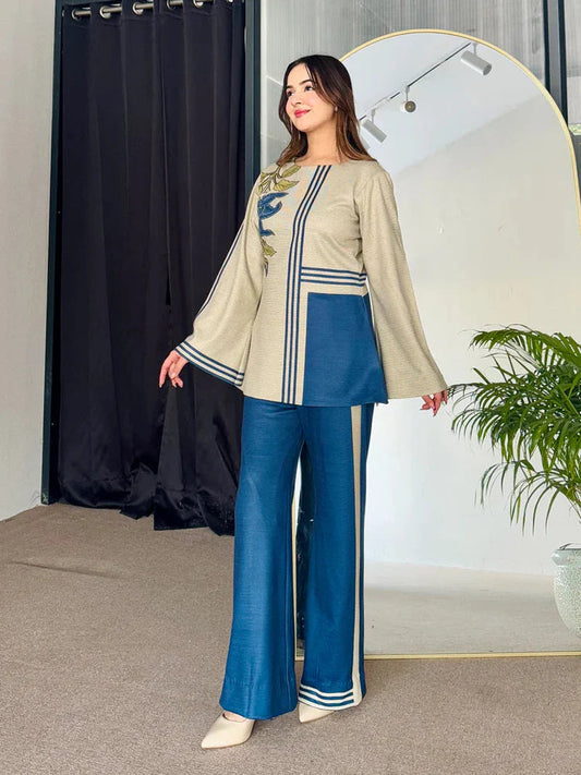 Beige Harmony 2-Pc Coord Set