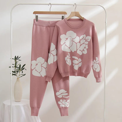 knit lounge wear Set