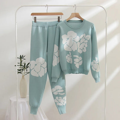 knit lounge wear Set
