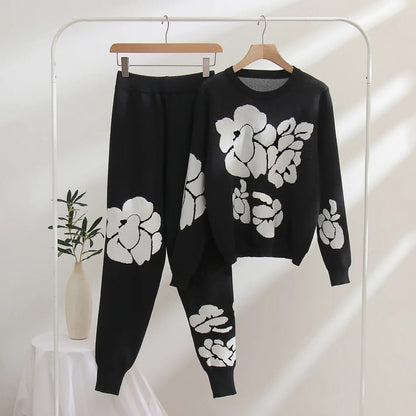 knit lounge wear Set