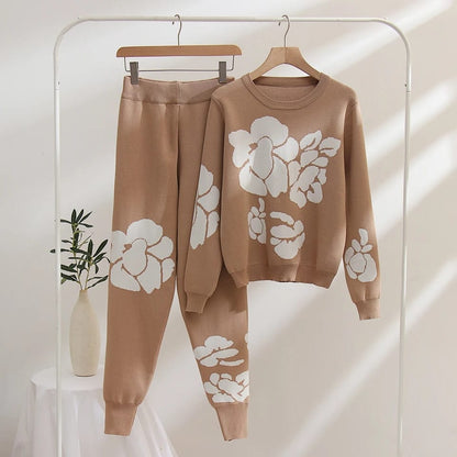 knit lounge wear Set