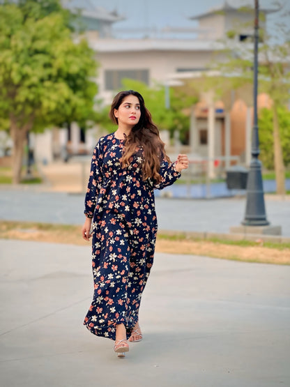 Evening Haze georgette Maxi