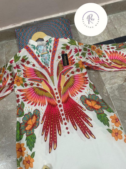 Tropical Wings Printed Co-Ord Set