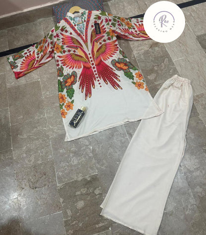 Tropical Wings Printed Co-Ord Set