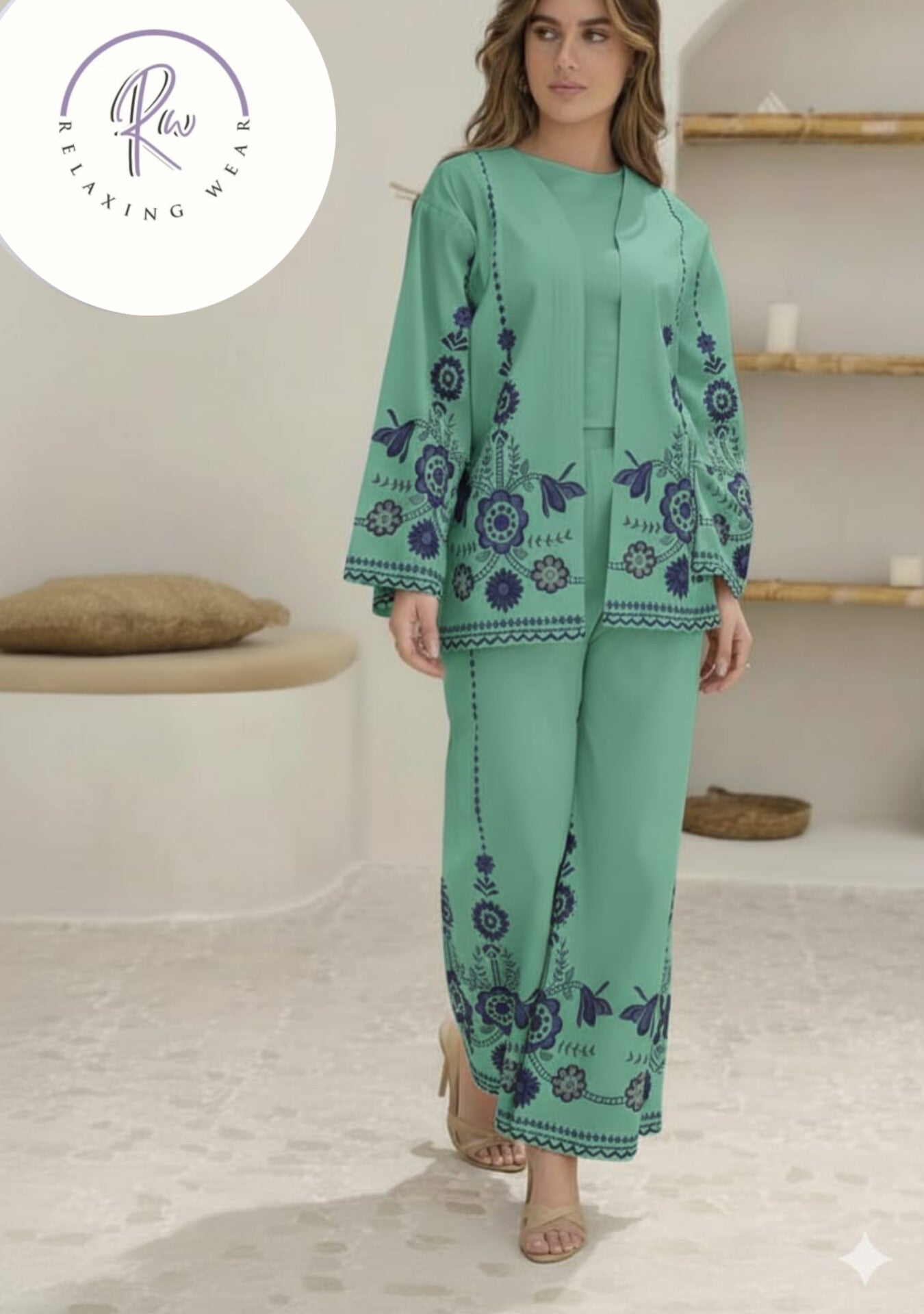 Azure Meadow floral set