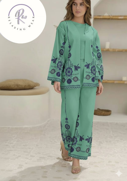 Azure Meadow floral set