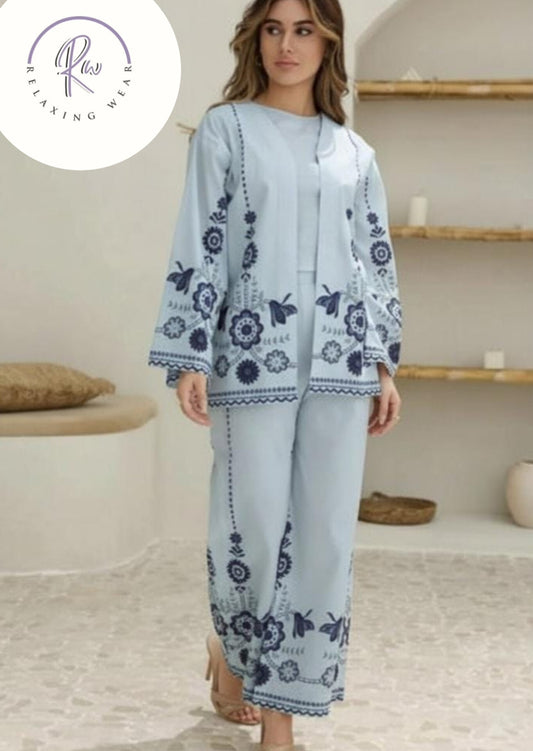 Azure Meadow floral set