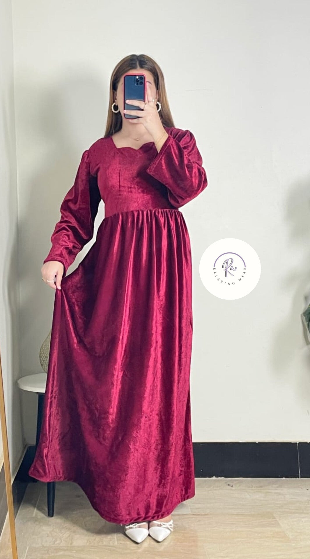 Velvet berry maxi